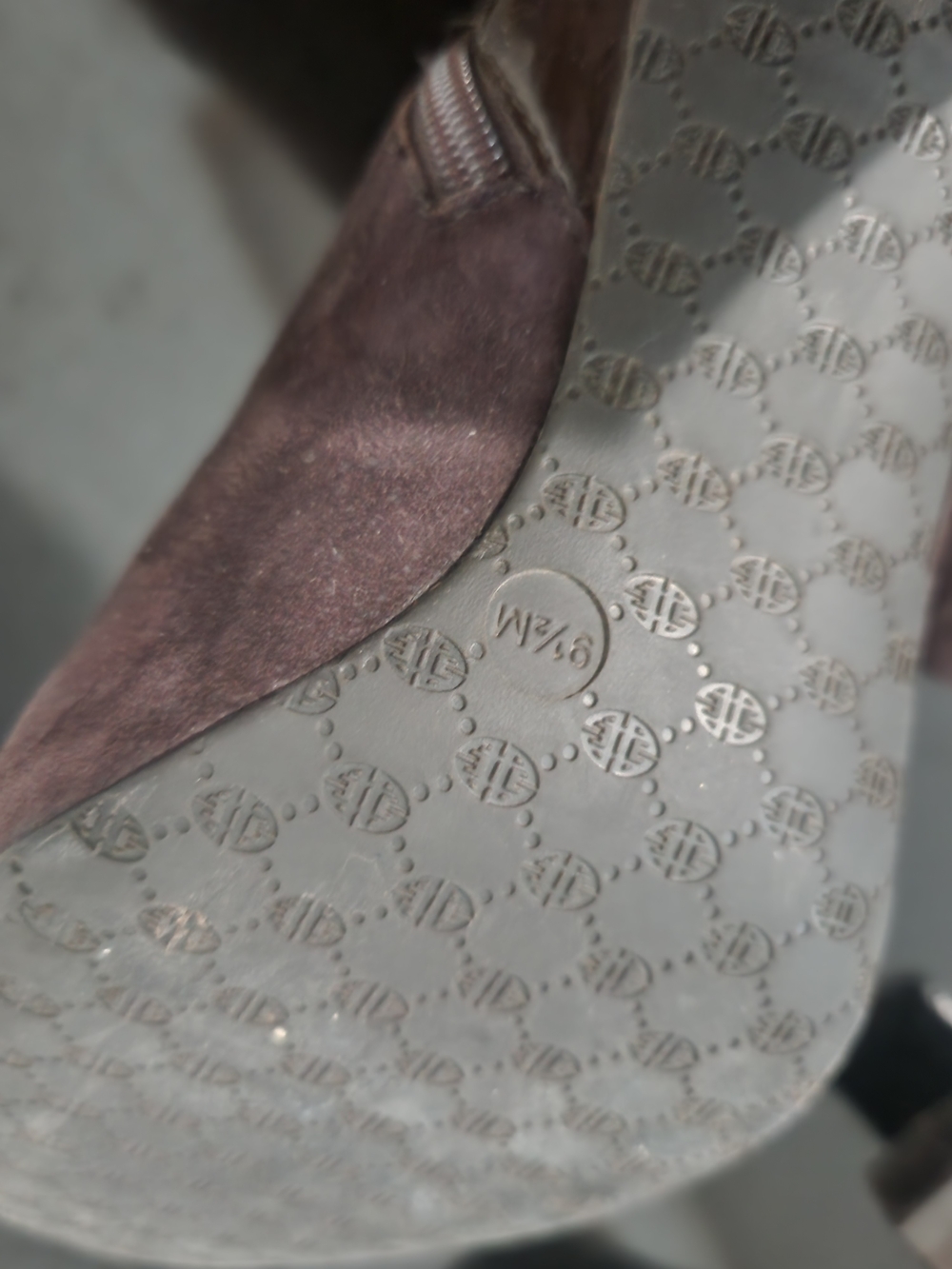 ANTONIO MELANI Dark Brown Suede Mid-Calf Heeled Boots with Buckle Detail - Picture 9 of 10